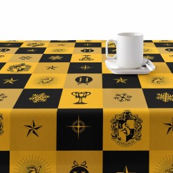 Fleckenabweisende geharzte Tischdecke Harry Potter Hufflepuff Bunt 250 x 150 cm