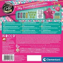 Kit zur Herstellung von Armbändern Clementoni Friendship bracelet creation box Kunststoff