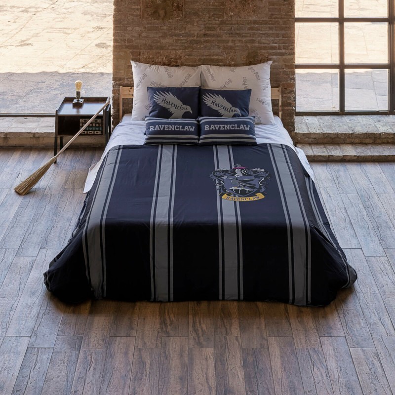 Housse de Couette Harry Potter Ravenclaw Multicouleur Blue marine 175 Fils 260 x 240 cm Lit king size