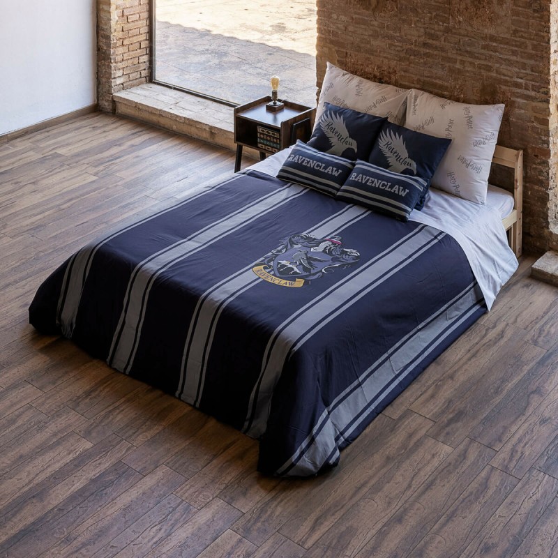 Housse de Couette Harry Potter Ravenclaw Multicouleur Blue marine 175 Fils 260 x 240 cm Lit king size