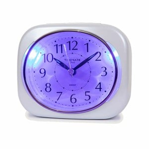 Réveil Analogique Timemark 10 x 8,5 x 4 cm Blanc Plastique Classique