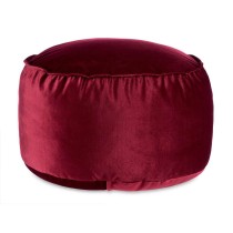 Pouf Velours Bordeaux 60 x 39 x 60 cm (2 Unités)