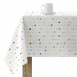 Stain-proof tablecloth Belum 0120-107 White Multicolour 200 x 150 cm Polka dots