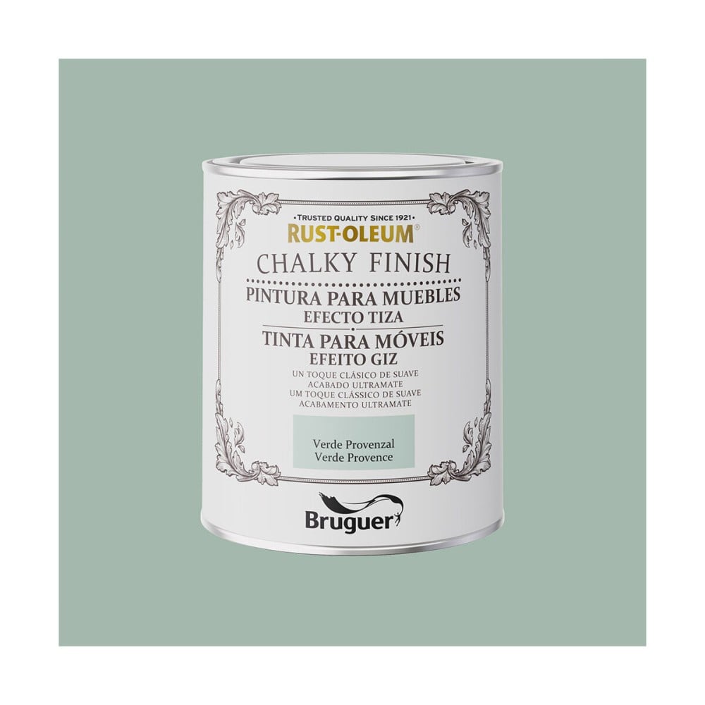 Peinture Bruguer Rust-oleum Chalky Finish 5733888 Meubles Provencal Green 750 ml