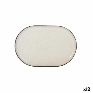 Tablett für Snacks La Mediterránea Anllo Oval 30 x 20 x 2,5 cm (12 Stück)