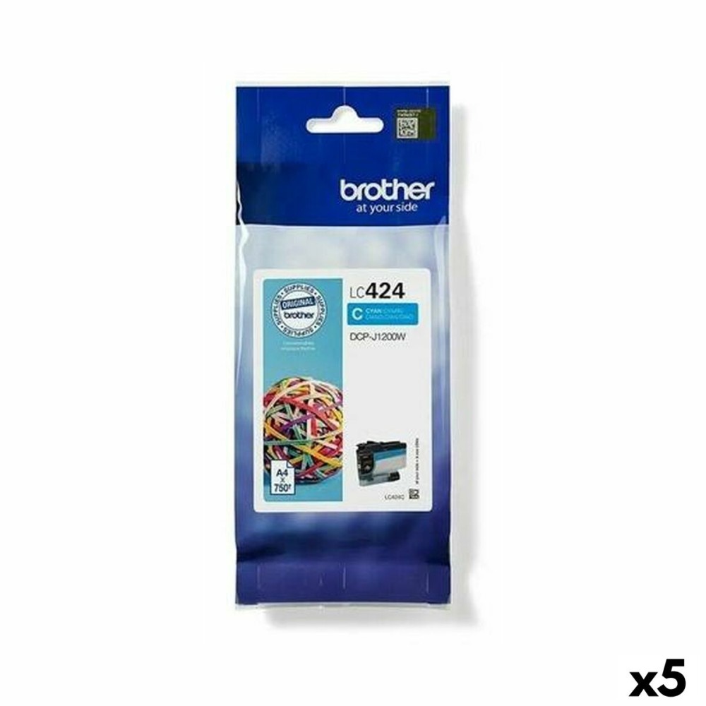 Original Ink Cartridge Brother DCP-J1200W Cyan (5 Units)