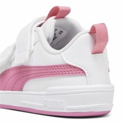 Chaussures de Sport pour Enfants Puma Multiflex Sl V Blanc Rose