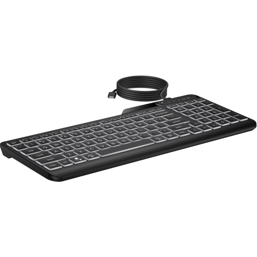 clavier et souris HP 405 Noir Qwerty US