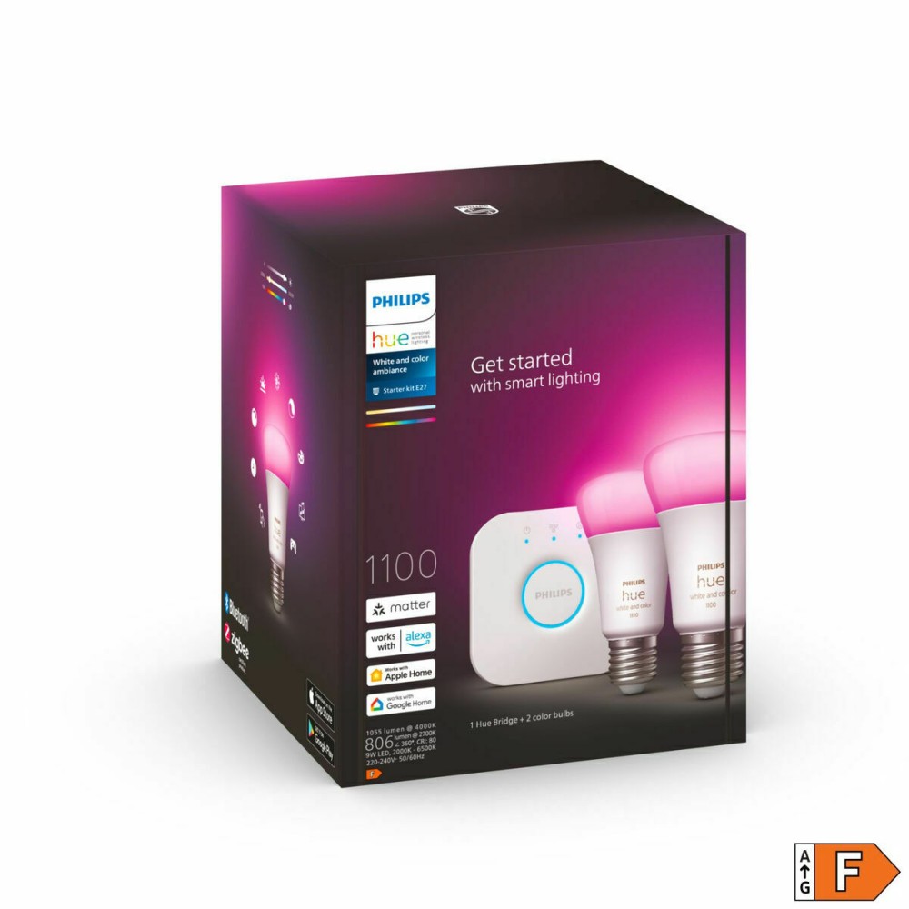 Smart Glühbirne Philips Kit de inicio E27 9 W E27 6500 K 806 lm