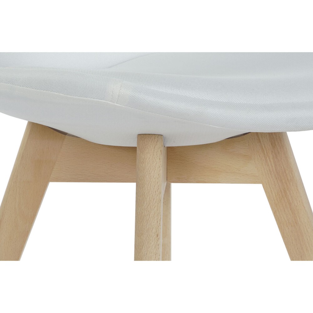 Stuhl DKD Home Decor Weiß 48 x 56 x 83 cm