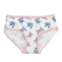 Pack of Girls Knickers Stitch Multicolour