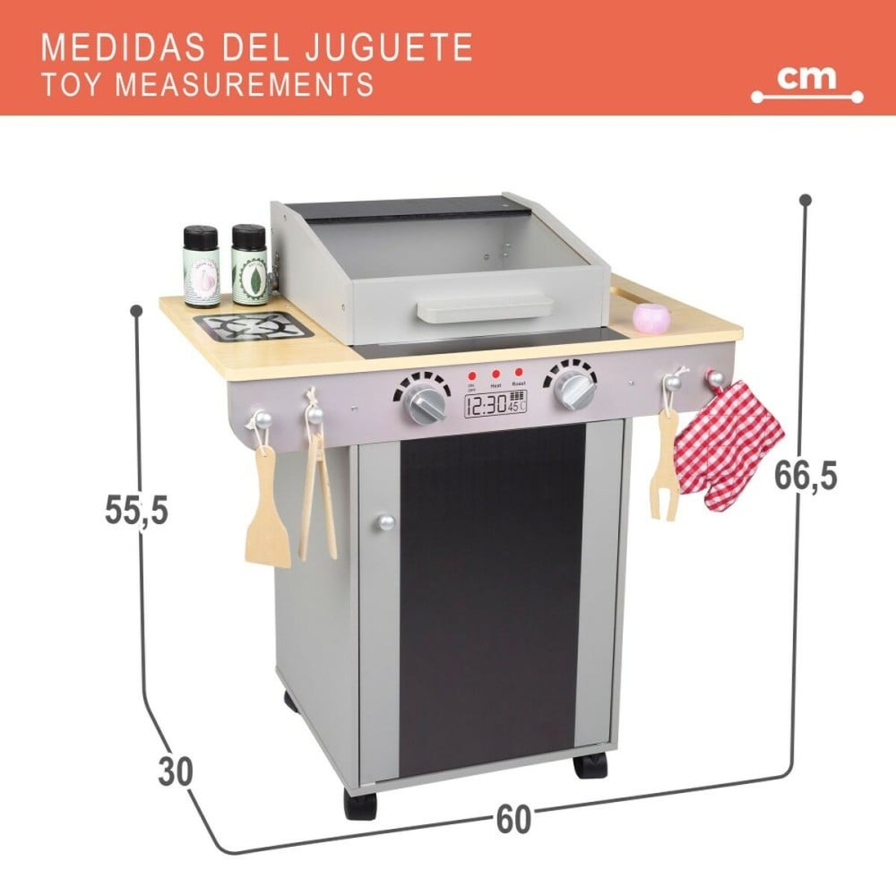 Toy kitchen Teamson BBQ 60 x 66,5 x 30 cm