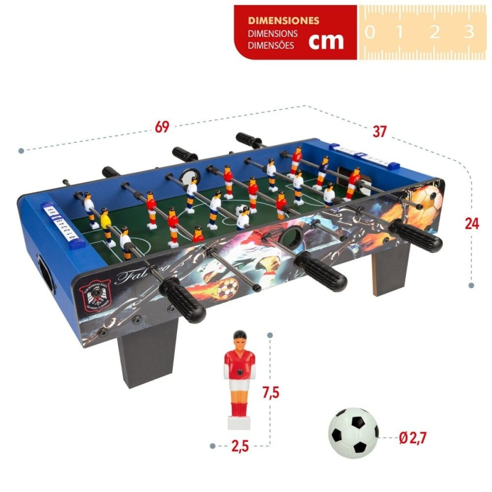 Tischfußball Colorbaby 69 x 24 x 37 cm (2 Stück)