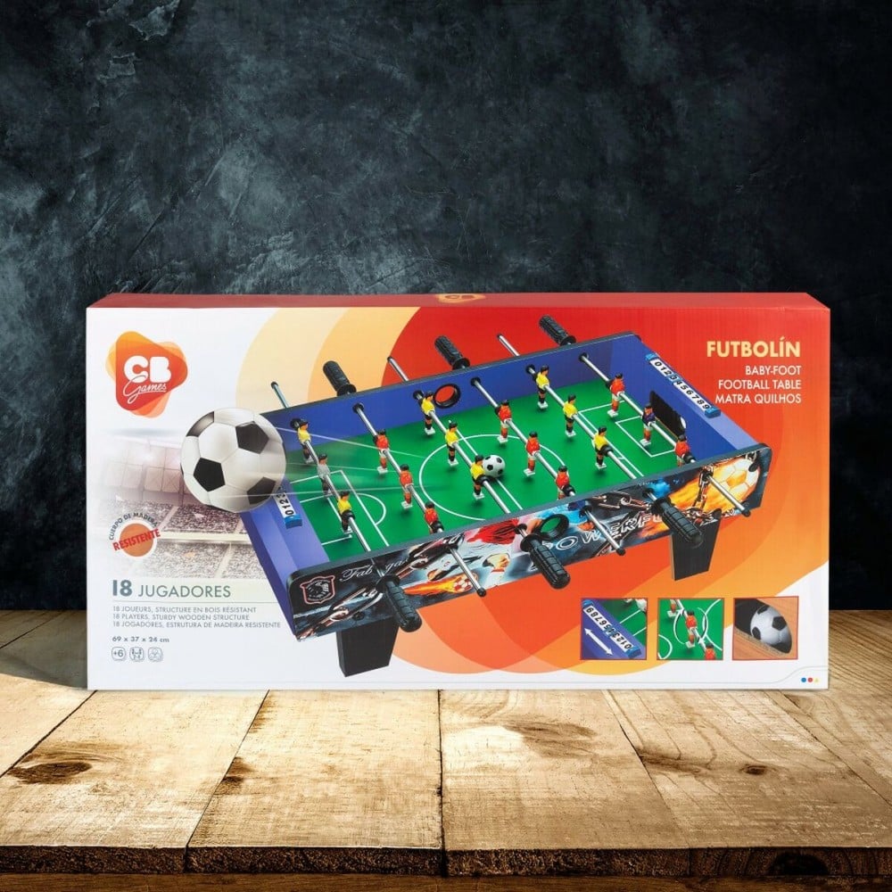 Tischfußball Colorbaby 69 x 24 x 37 cm (2 Stück)