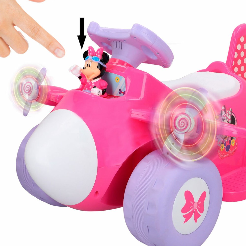 Children's Electric Car Minnie Mouse Battery Little Plane 6 V