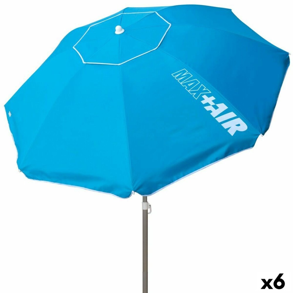 Sunshade Aktive Blue Steel 220 x 216 x 220 cm (6 Units)