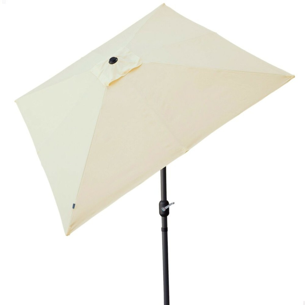 Parasol Aktive 270 x 259 x 270 cm Acier Aluminium Crème