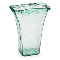 Vase 27 x 34,5 x 14 cm Crystal Transparent (2 Units)