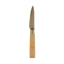 Peeler Knife Kinvara KT116042E Brown Silver Bamboo Stainless steel 22 x 19,5 x 2 cm (12 Units)