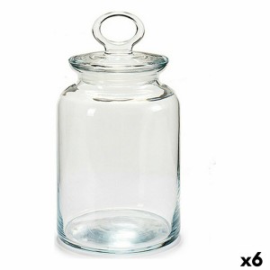 Bocal Pasabahce Kitchen Transparent 1,5 L (6 Unités)