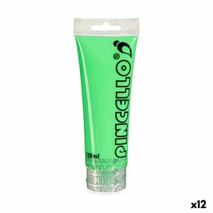 Acrylic paint Pincello Neon Green 120 ml (12 Units)