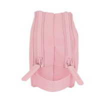 Trousse Fourre-Tout Double Safta Rose 21 x 8 x 6 cm