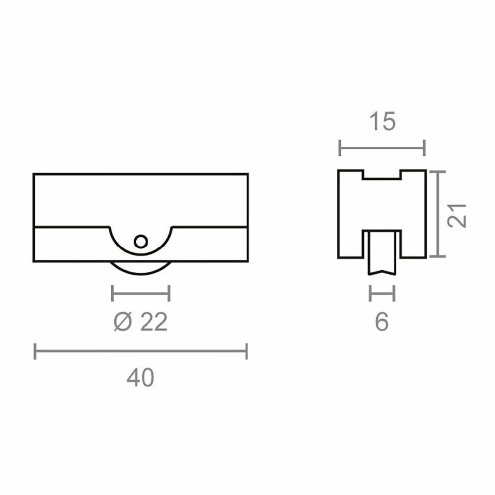 Lager EDM 85469 Climalit 177 rd17 Stahl 40 x 21 mm (2 Stück)