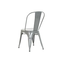 Chair DKD Home Decor Grey Metal 53 x 45 x 85 cm