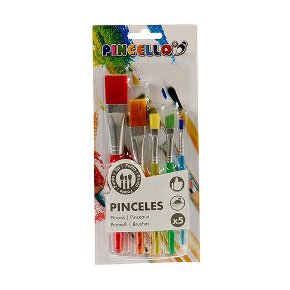 Paintbrushes Pincello 85077 Multicolour Set (12 Units)