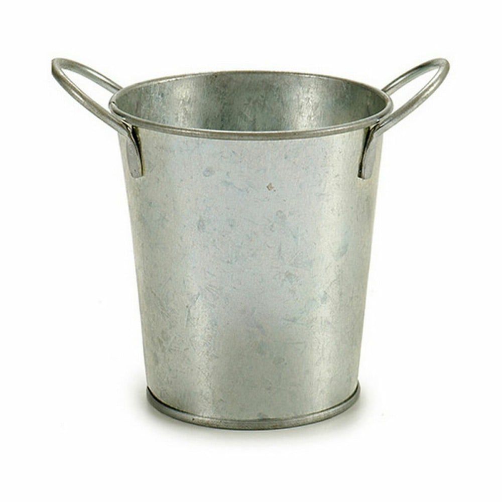 Cache-pot Ibergarden A52000-B Argenté Zinc Seau 16 x 12 x 11 cm (72 Unités)