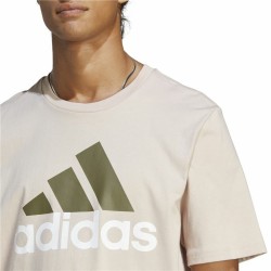 Men’s Short Sleeve T-Shirt Adidas Essentials Beige