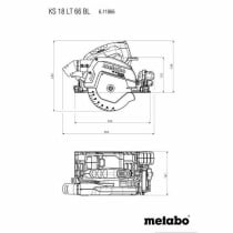 Scie sauteuse Metabo KS 18 LTX 66 BL