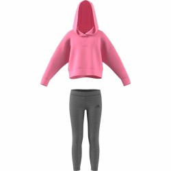 Sportset für Kinder Adidas Fleece Hellrosa