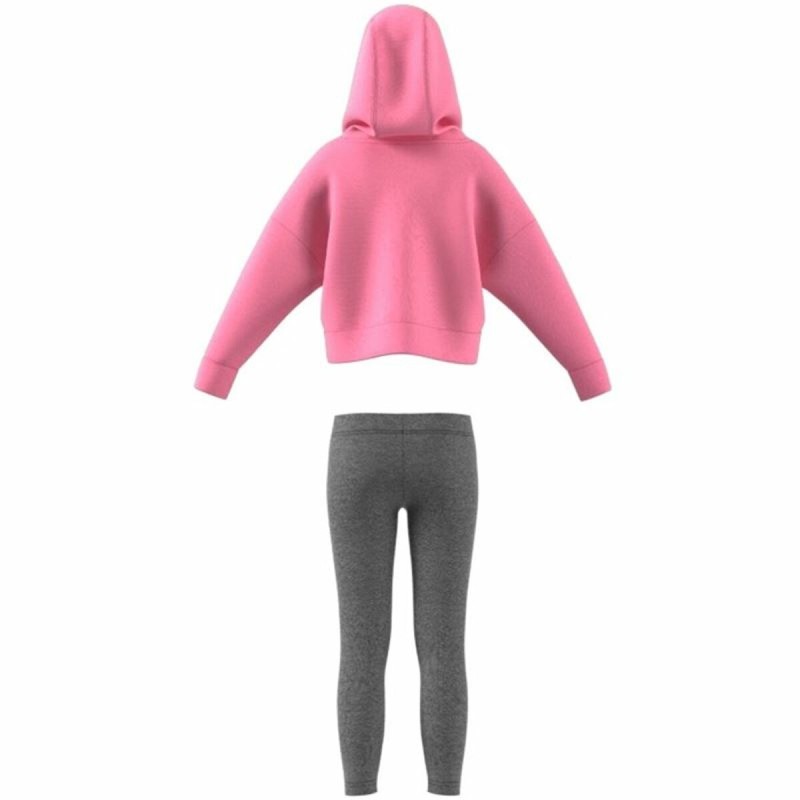 Ensemble de Sport pour Enfants Adidas Fleece Rose clair