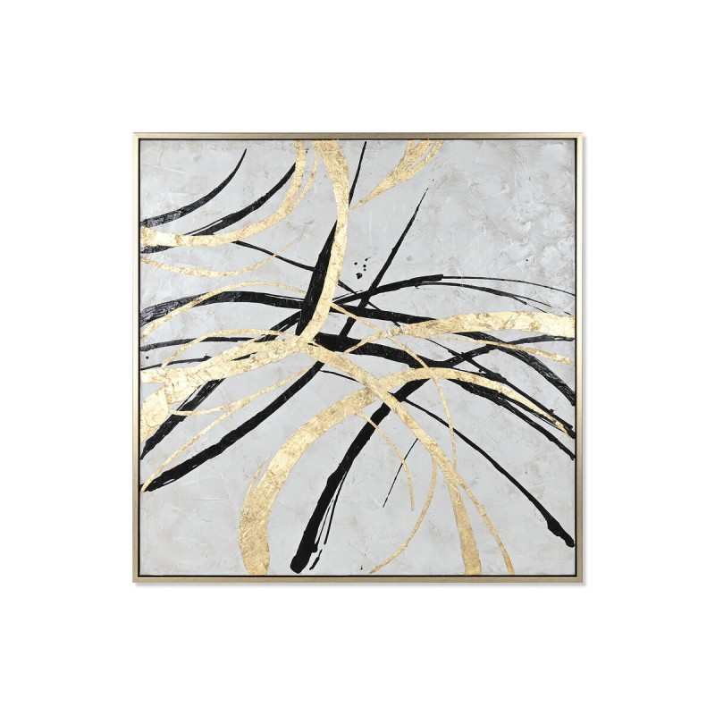 Bild Home ESPRIT Weiß Gold abstrakt Moderne 131 x 4 x 131 cm