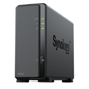 NAS-Netzwerk-Speicher Synology DS124 Schwarz