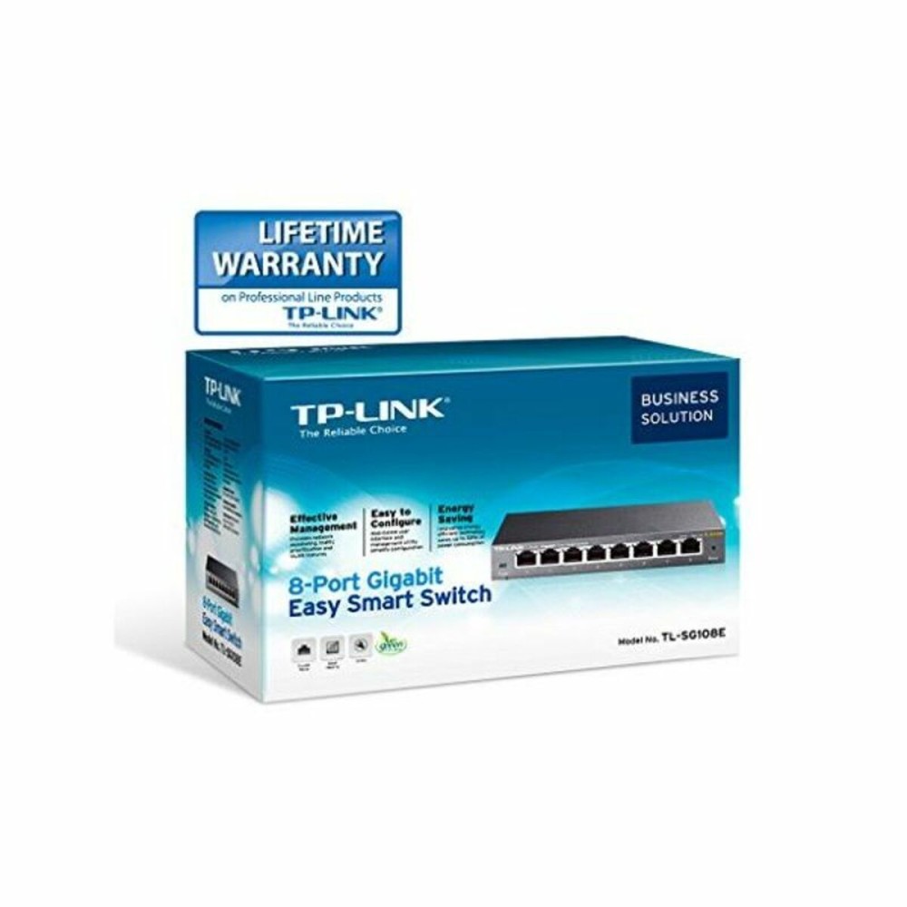 Commutateur Réseau de Bureau TP-Link TL-SG108E 16 Gbps