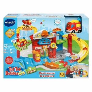 Jeu de Véhicules Vtech Maxi Fire Station avec son (FR)