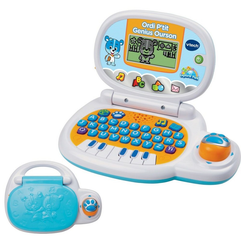 Ordinateur portable Vtech Genius Blue Bear 26 x 5,5 x 19,7 cm Jouet éducatif FR