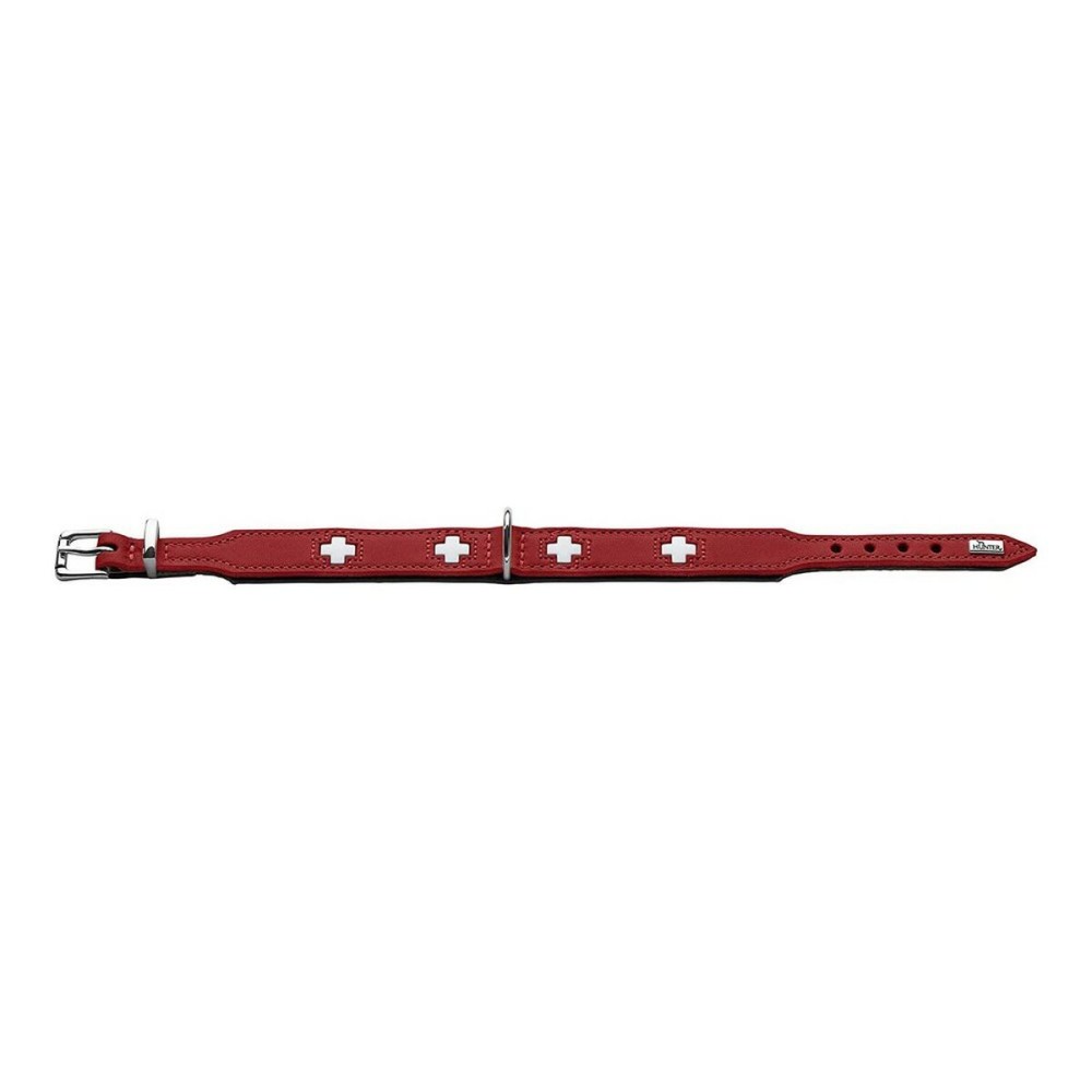 Hundehalsband Hunter Swiss 47-54 cm Rot/Schwarz