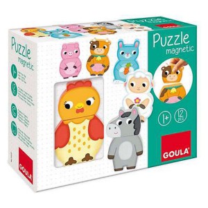 Personalisierbares Holzpuzzle Goula Goula 455245 (12 pcs)