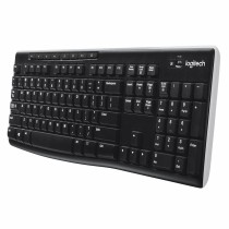 Wireless Keyboard Logitech K270 Black Spanish Qwerty 2.4 GHz