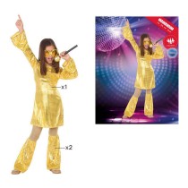 Verkleidung für Kinder Disco Gold (2 Stücke) (3 pcs)