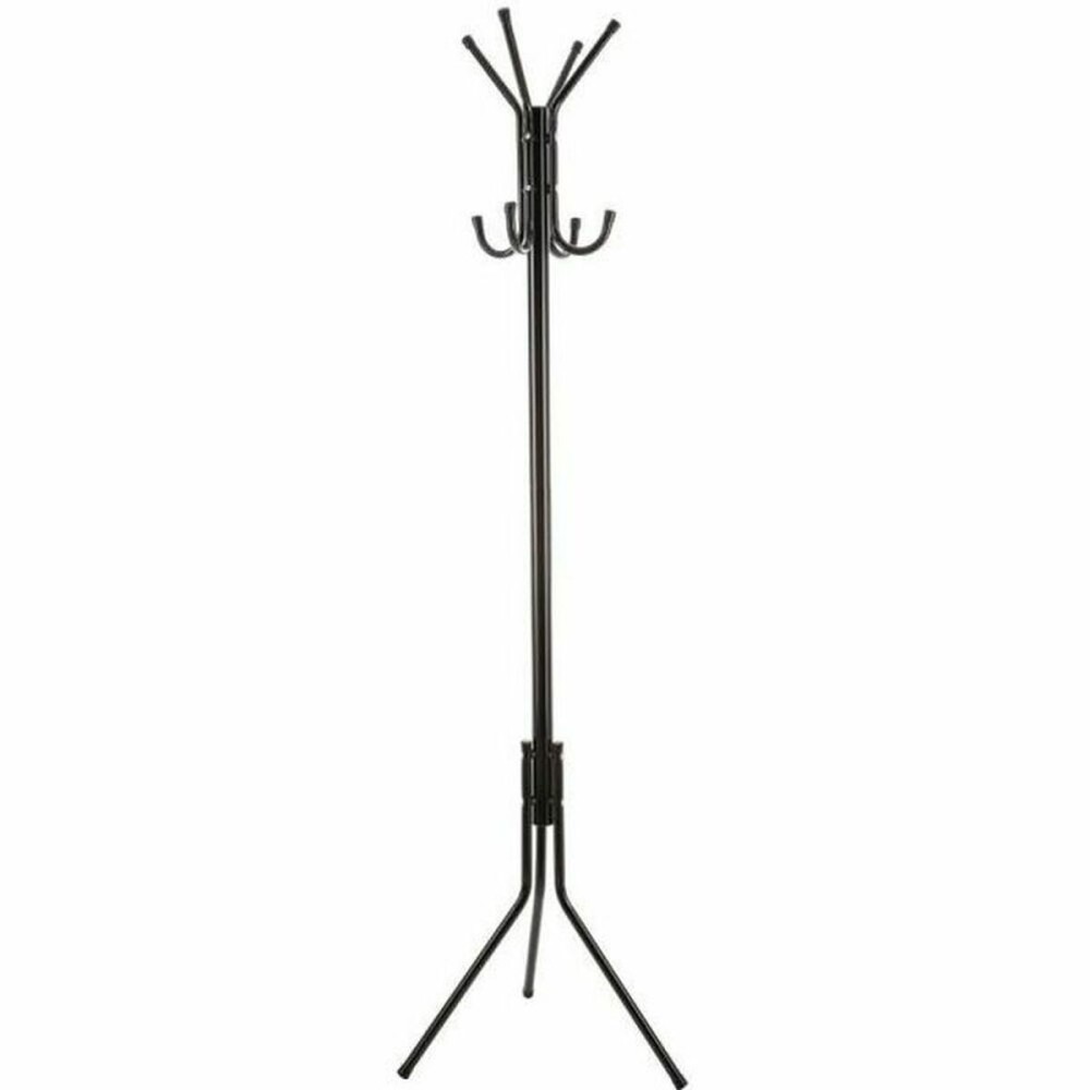 Coat rack 8 Hangers Black Aluminium (172 x 48 cm)