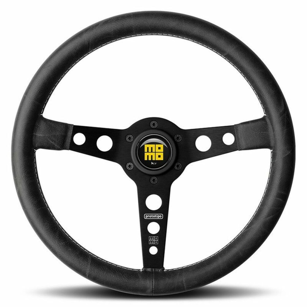 Racing Steering Wheel MOMO PROTOTIPO HERITAGE Black Ø 35 cm