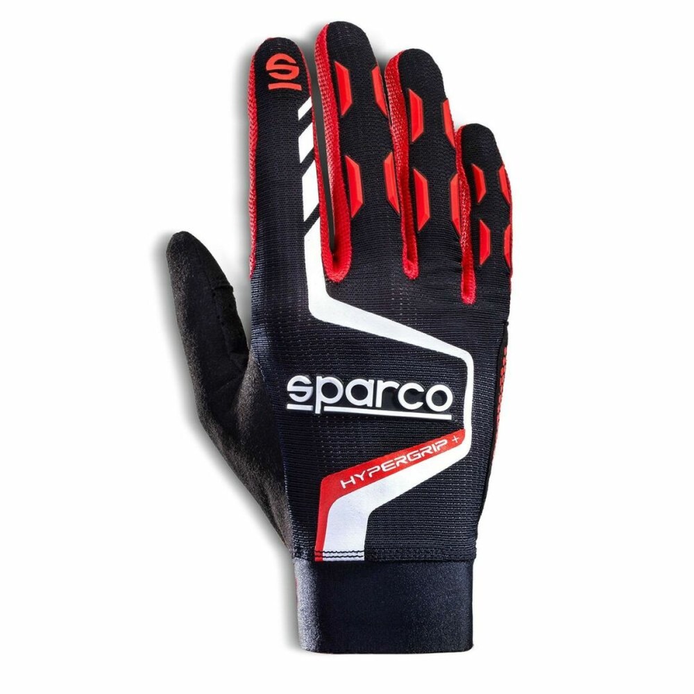 Handschuhe Sparco HYPERGRIP+ Schwarz/Rot 11