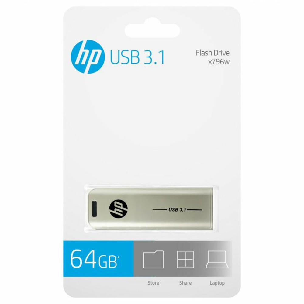 Clé USB HP HPFD796L-64 Argenté Acier 64 GB (1 Unité)