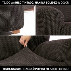 Bezug für kurze Armlehnen-Chaiselongue links Sofaskins NIAGARA 210 - 340 cm