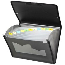 Organiser Folder Carchivo Dune Black Din A4 24,5 x 33,5 x 4 cm