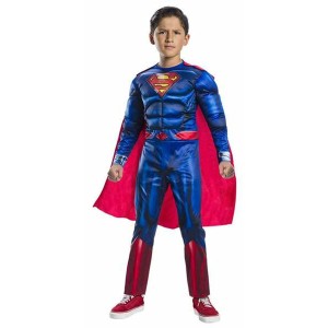 Déguisement pour Enfants Rubies Black Line Deluxe Superman Bleu